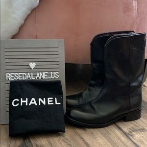 Chanel Ascot Boots
